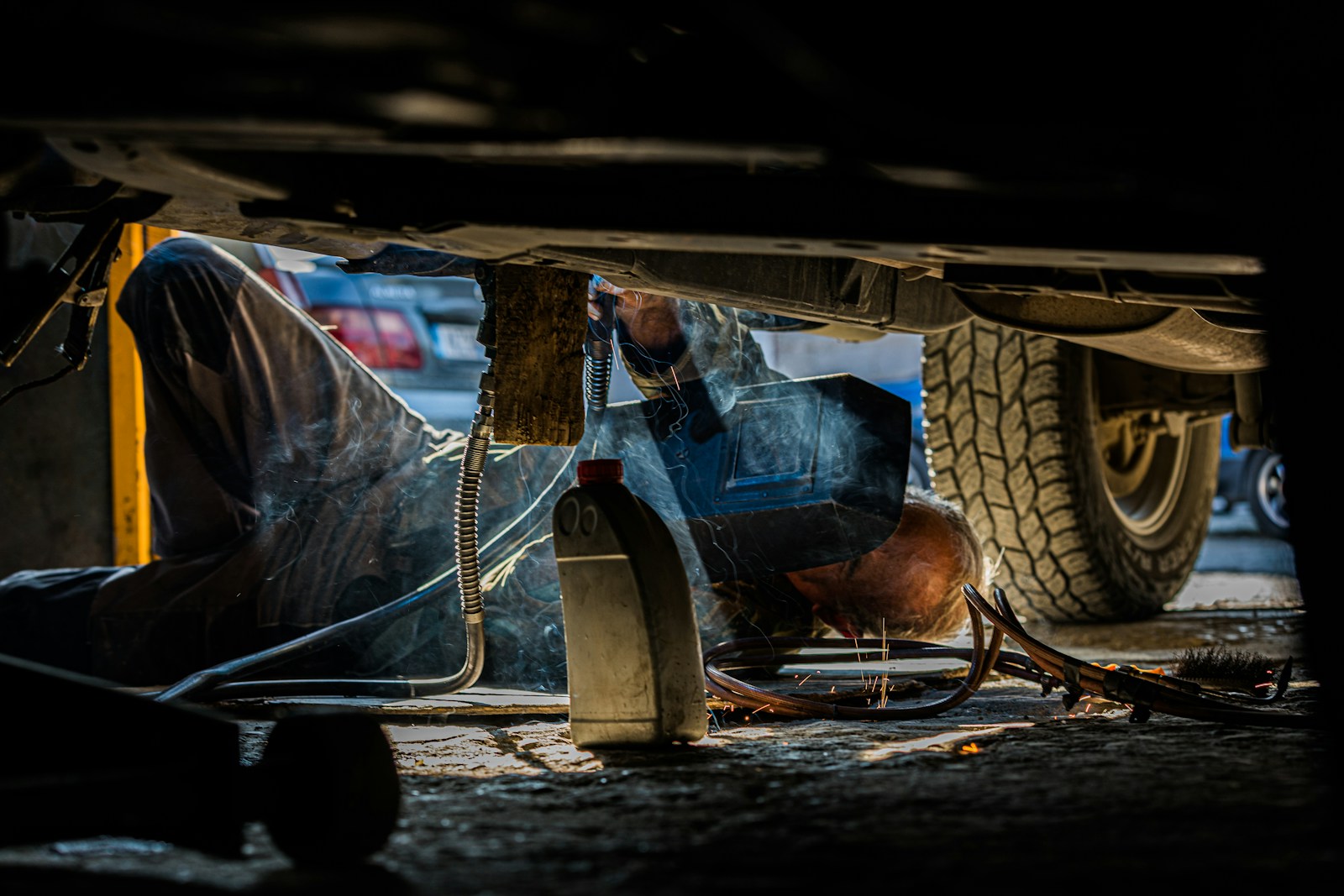 Welding at Pacific Trailer Repair
